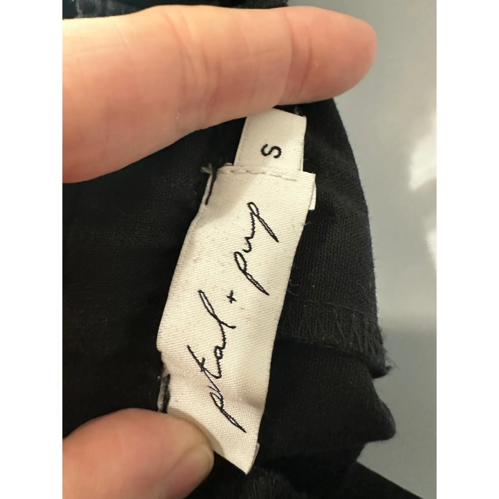 Petal & Pup Black Strapless Cutout Maxi Dress Size S - Image 6