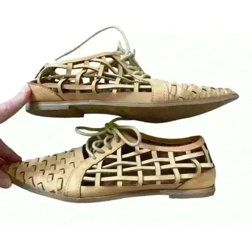 COCONUTS BY MATISSE Gimlet‎ Woven Lace Up Oxfords Size 7.5 - Image 9