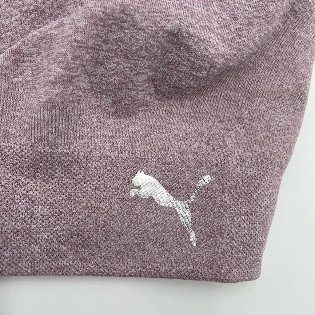 Puma Sports Bra Adjustable Straps Mauve Yoga Gym Wear Size Small‎ - Image 5