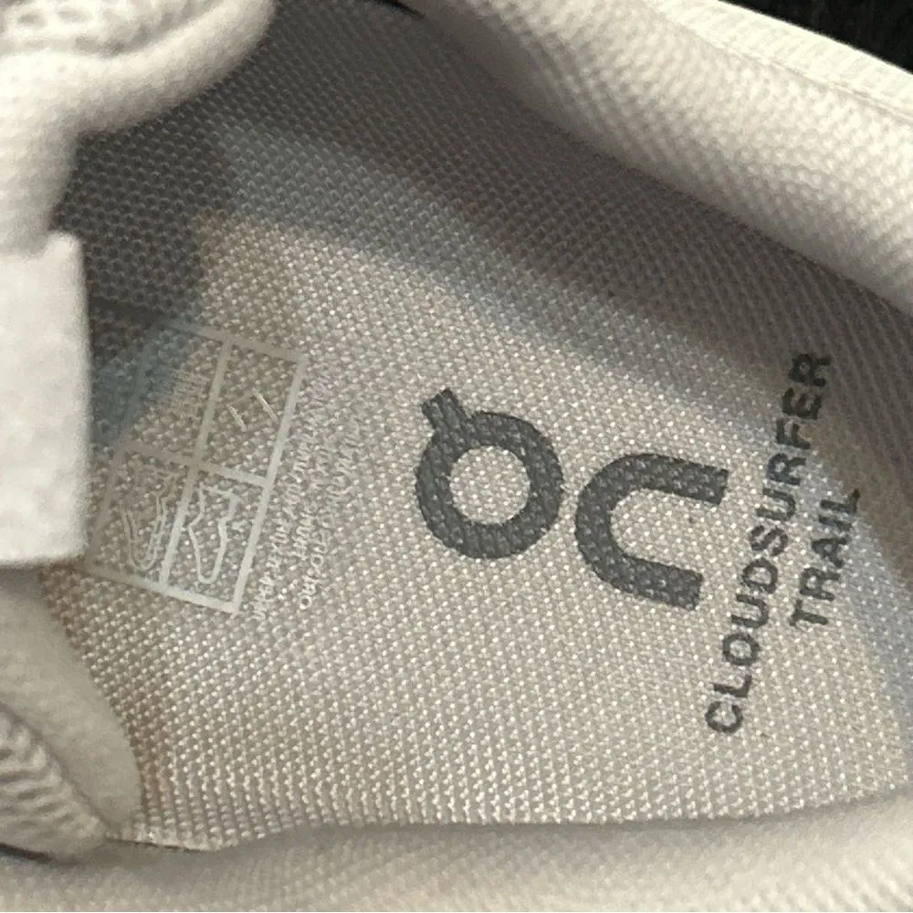 ON CLOUDSURFER Trail Missiongrip glacier dust shoes sneakers women’s 8 new Blue - Image 3