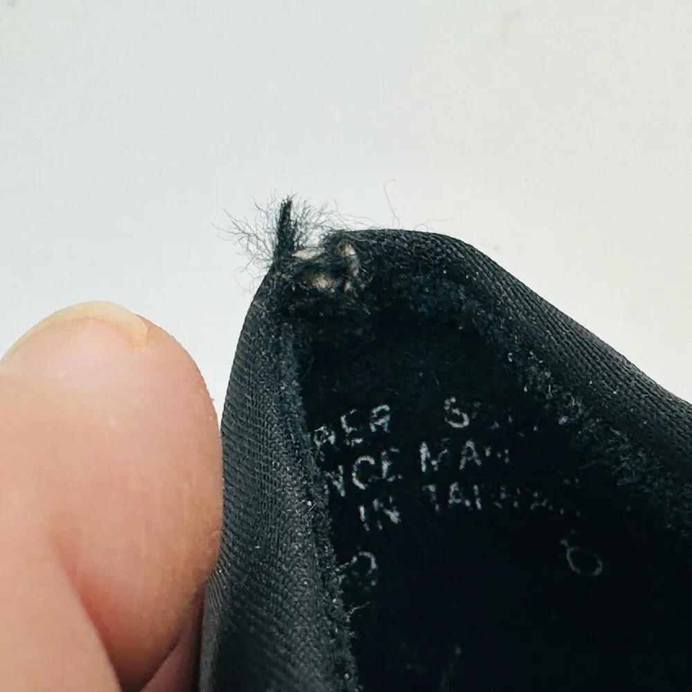 Easy Spirit Women's Black Canvas Low Top Rounded Toe Flats Shoes Size 6 - Image 8