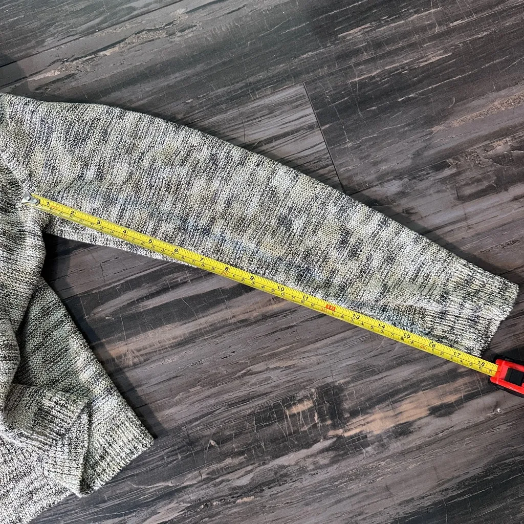 Lilla P Women's Gold/Black open Long Sleeve Cardigan Sweater Size L Gold Size L - Image 4