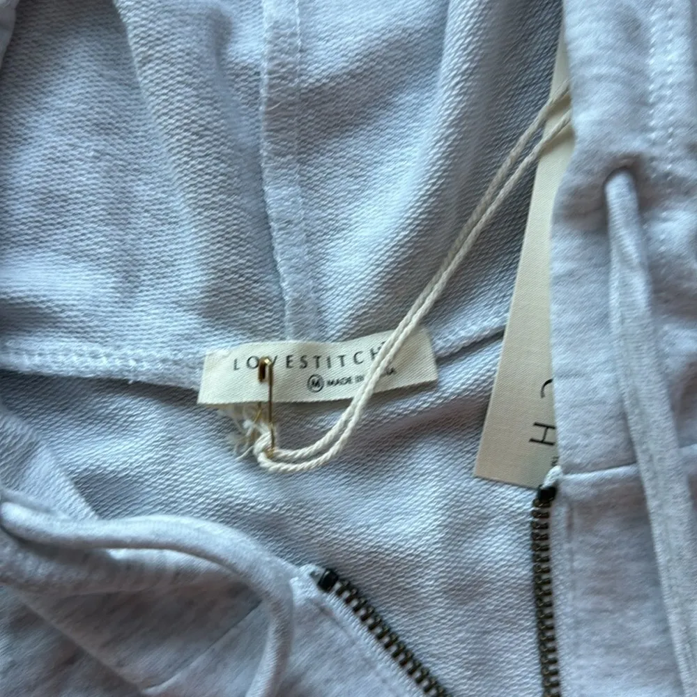 Lovestitch Heather Gray Jumpsuit sz M - Image 7