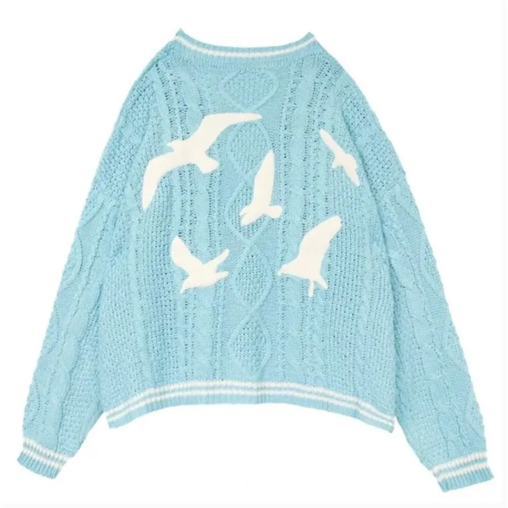 NEW Taylor Swift 1989 Blue Cardigan Sweater Size XL/2XL - Image 2