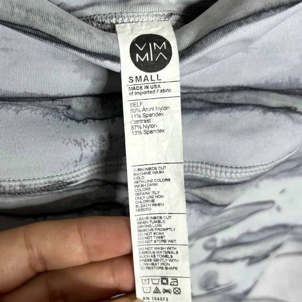 VMMA Gray Tie Dye Leggings Sz S - Image 4