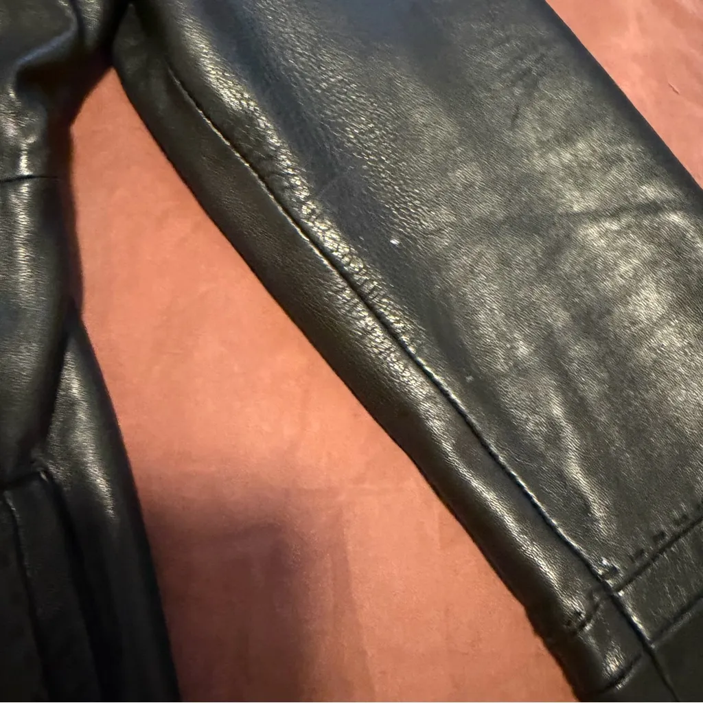 Jones New York Black Leather Jacket - Image 5