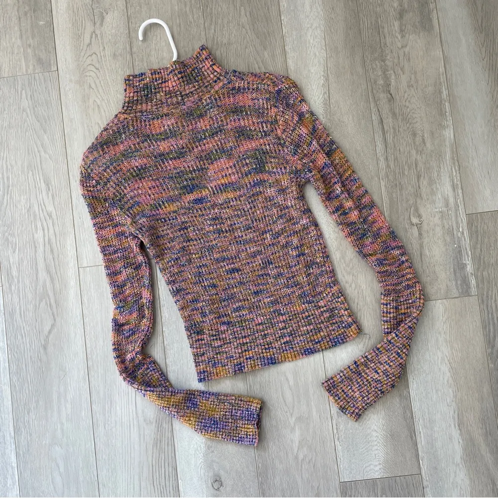 Free People Sweater blair spacedye pullover womens Pink (small) outdoor granola - Image 2