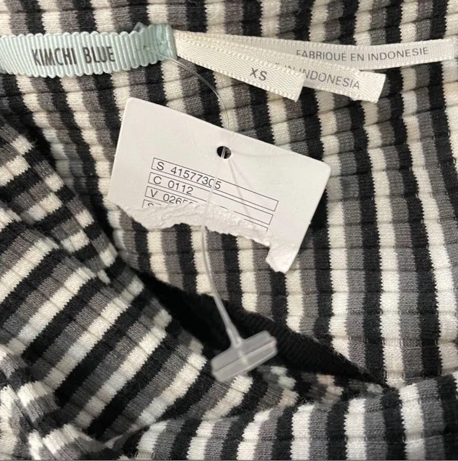 Urban Outfitters Kimchi Blue Stripe Crop Top - Image 7