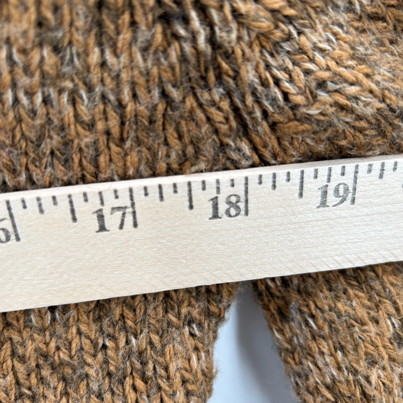 Kenji Women's Wool Blend Brown Marled Knit Button Cardigan Sweater Jacket Size L Size L - Image 6