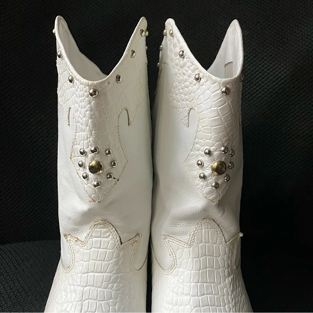 Vintage Cowgirl boots Size 8 - Image 5
