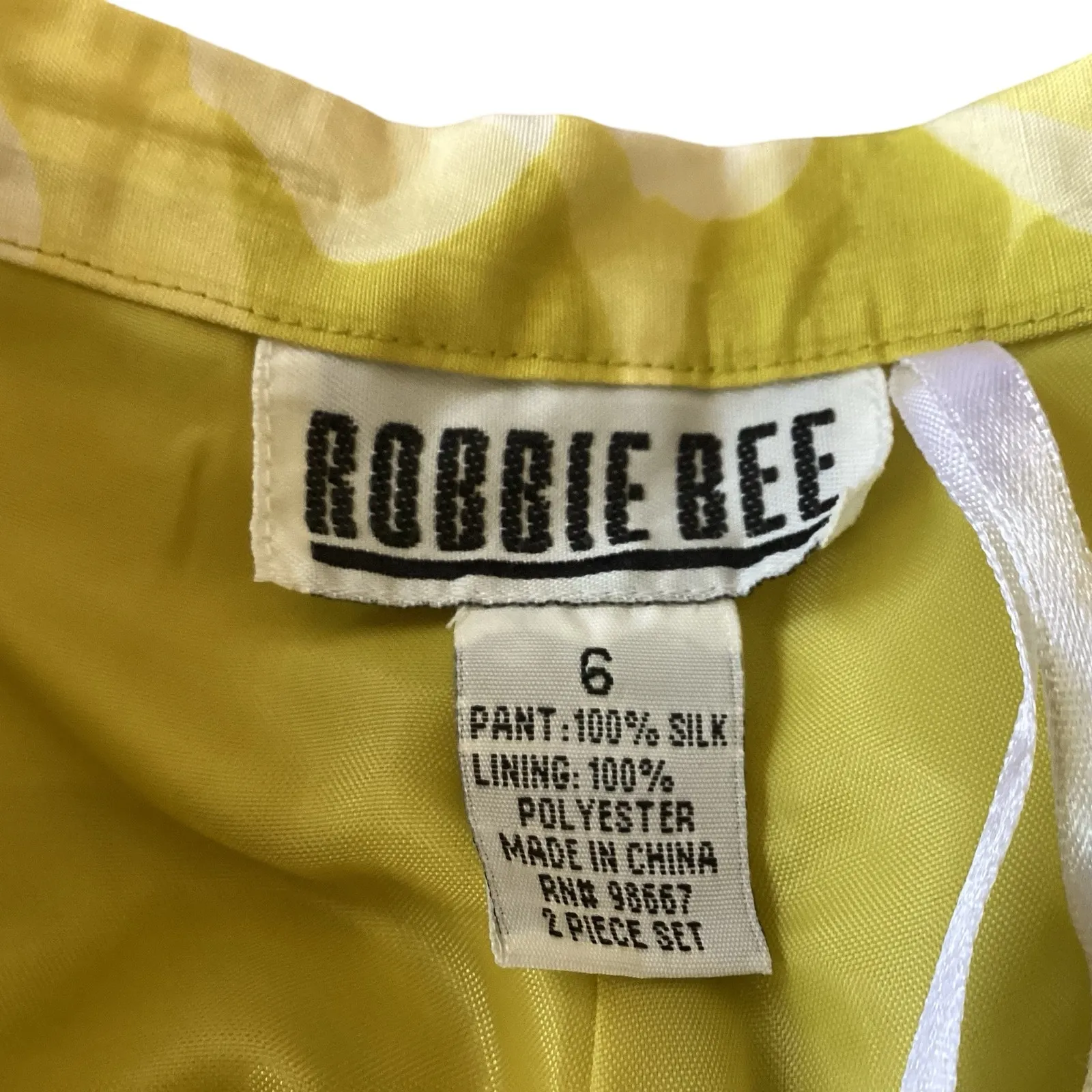 Robbie Bee Floral Silk Pants - Image 3