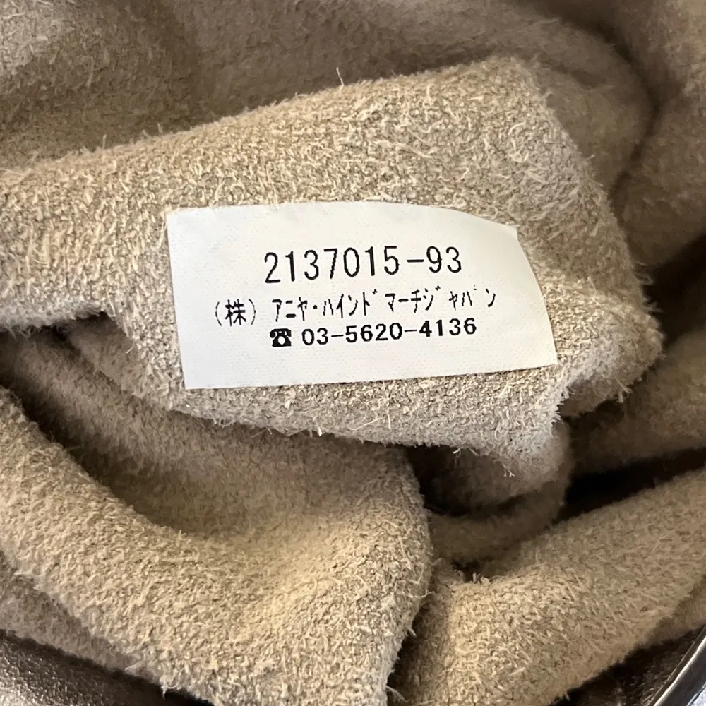 Rare Anna Hindmarch Metallic Silver Monogram Tote Bag – Japan Exclusive Gray - Image 16