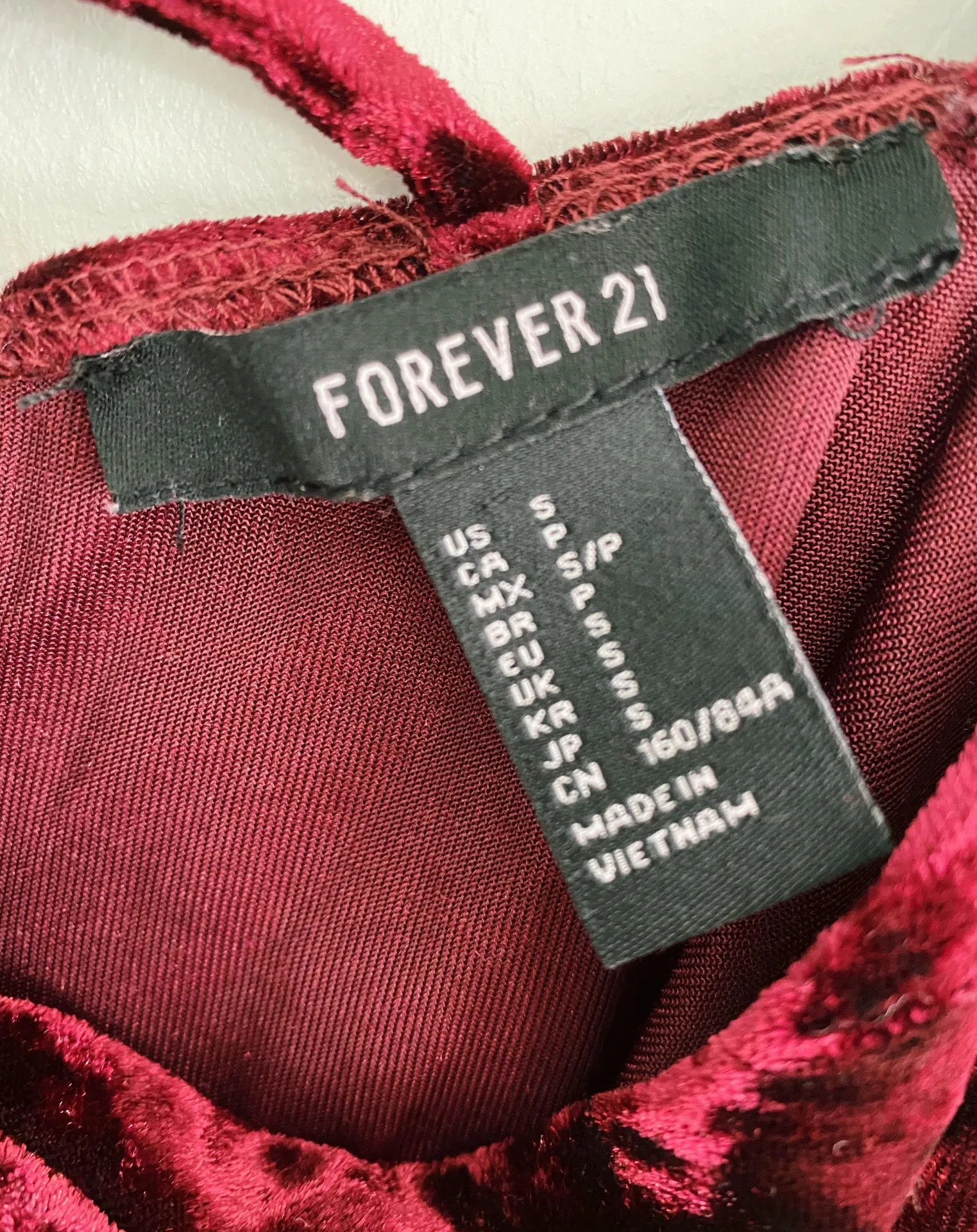 Forever 21 Velvet Bodysuit - Image 3
