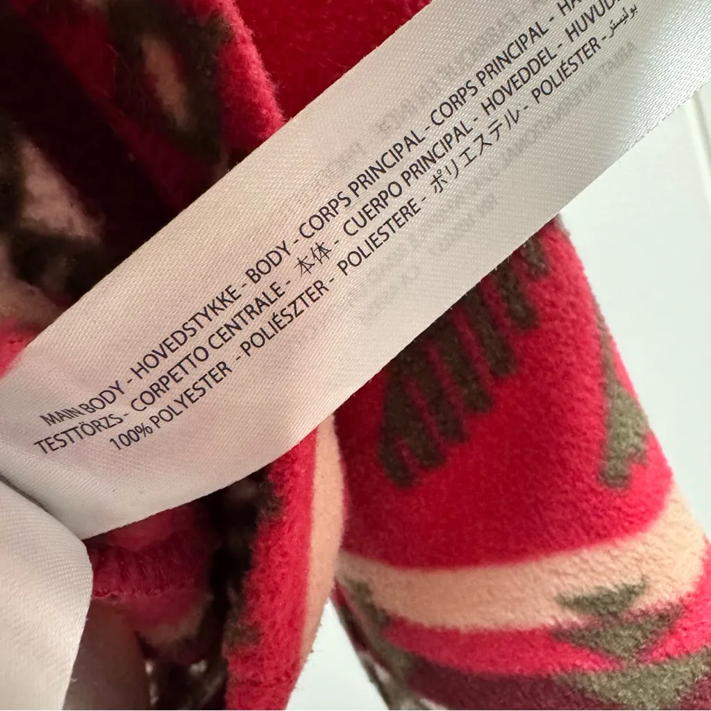 Ariat Southwestern Thunderbird Quarter Zip Fleece Pullover Aztec Pink Small - Image 12