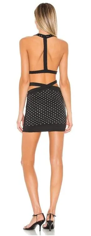 Revolve Black Two Piece Skirt Set - Image 3