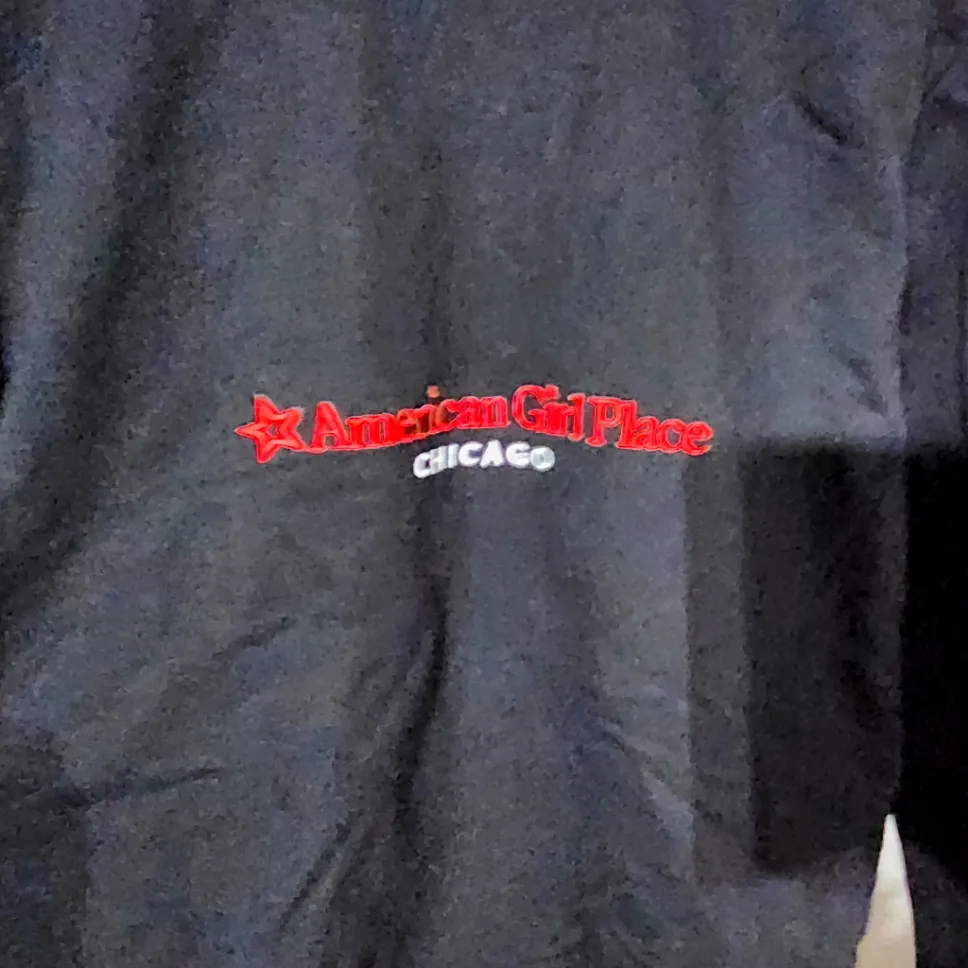 American Girl Black Sweater with Red Logo - Image 2