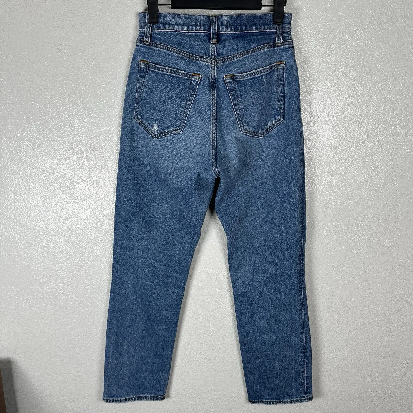 Abercrombie & Fitch Curve Love Ankle Straight Ultra High Rise Jeans Womens 26/2 - Image 3