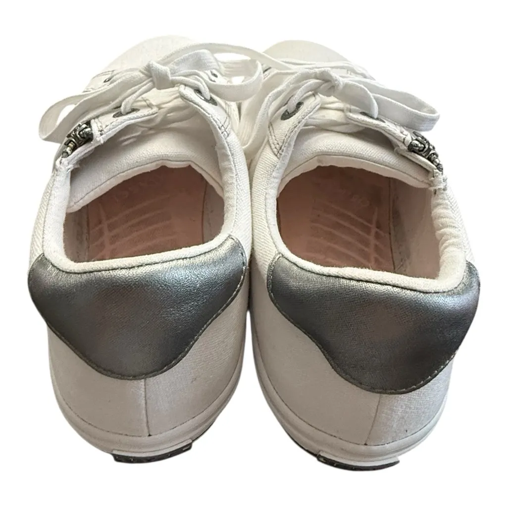 Taos Z Soul Sneaker Women Size 11 W White/Pewter (NO INSOLE) New READ! White - Image 4