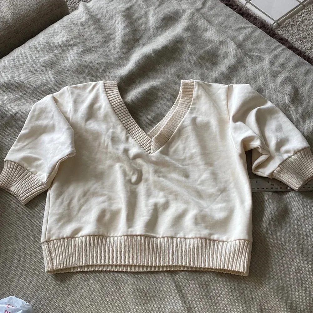 3.1 Phillip Lim French Terry Crop Sweater small - Image 9
