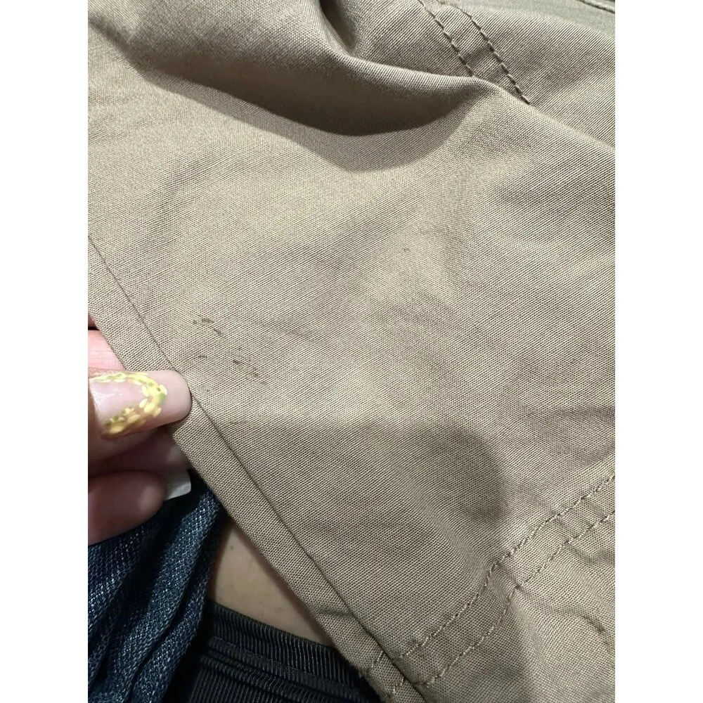 Coldwater Creek Women's Multi-Pockets Cropped Drawstring Hem Cargo Pants P4 - Image 8