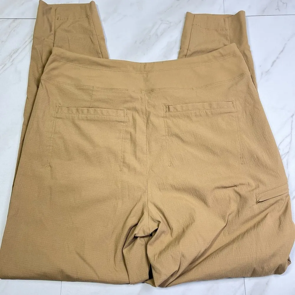 Athleta Trekkie High Waisted Jogger In Big Sur Camel Brown size 6 - Image 3