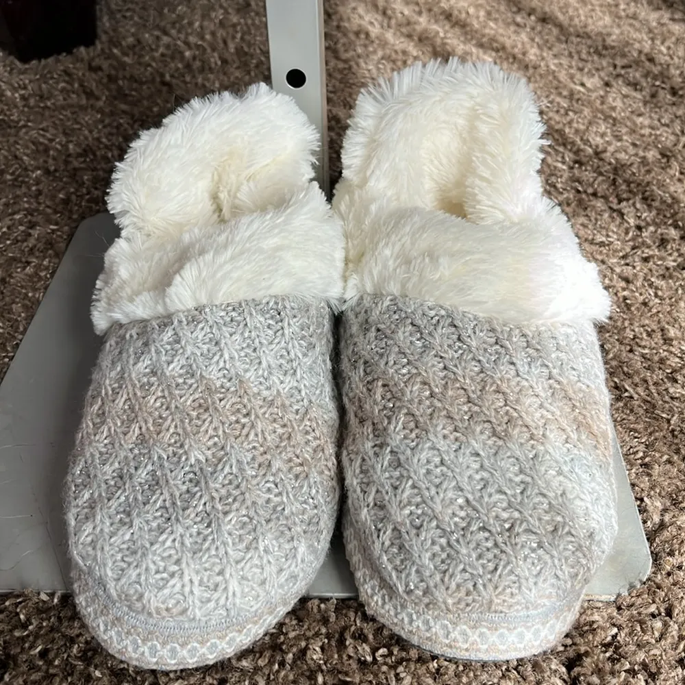 MUK LUKS Women's Lilou Slippers Gray Size 7.5 - Image 7
