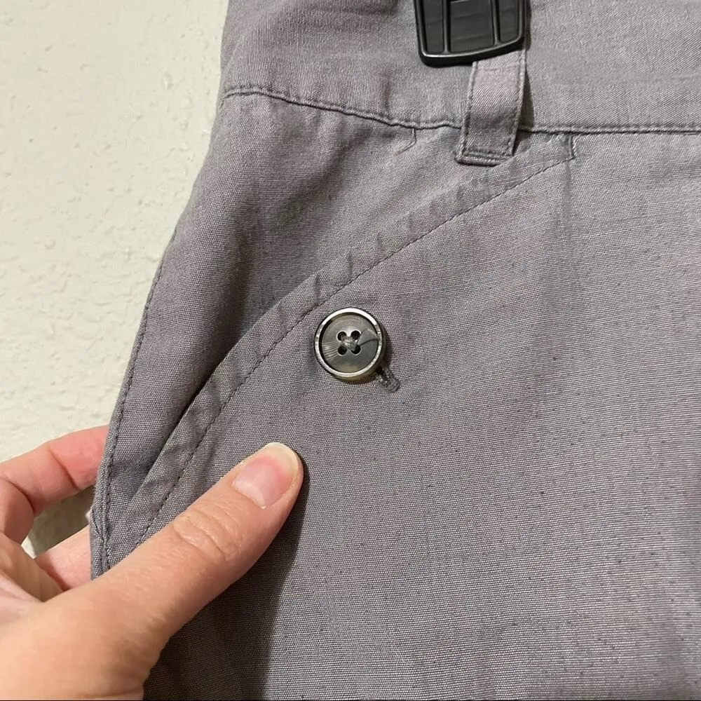 Merrell Grey Casual Hiking Shorts Womens 8 Gorpcore Casual Outdoorsy Gray - Image 3