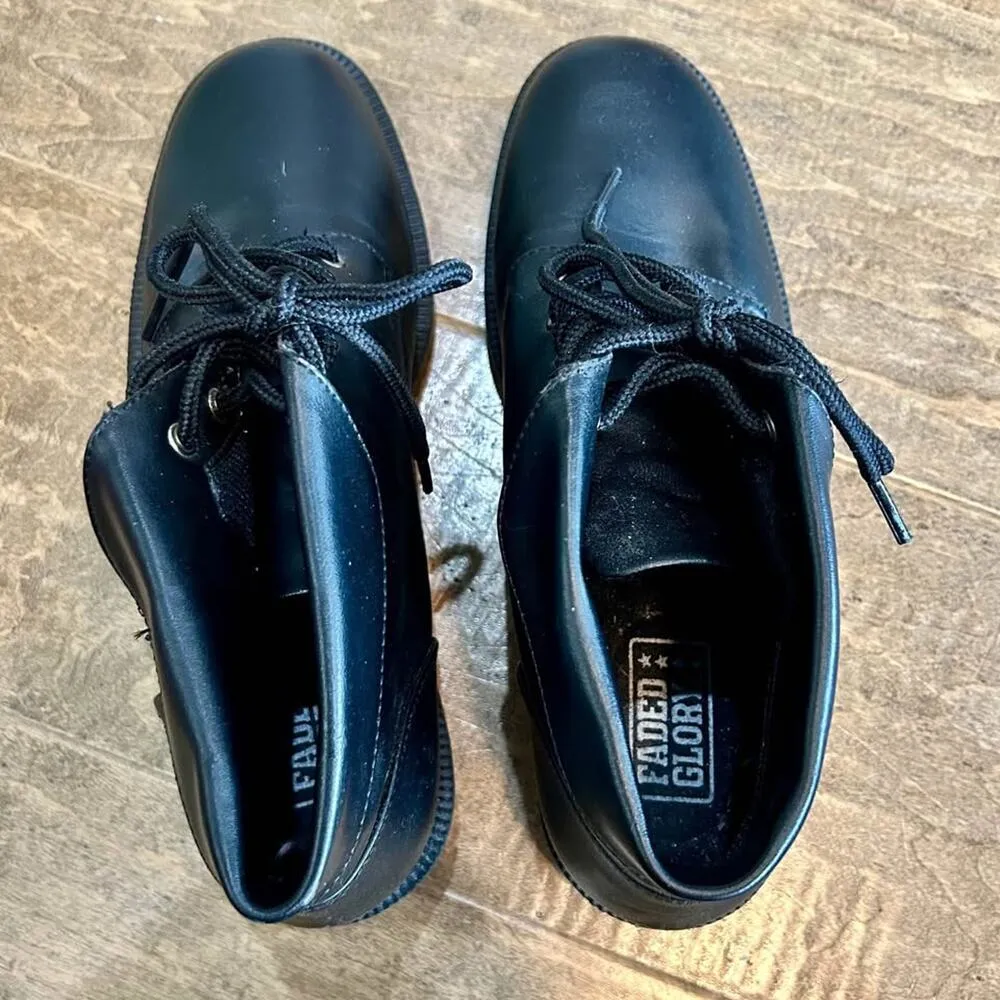 Faded Glory Women’s Katie Boots Black Size 7 1/2 EUC - Image 5