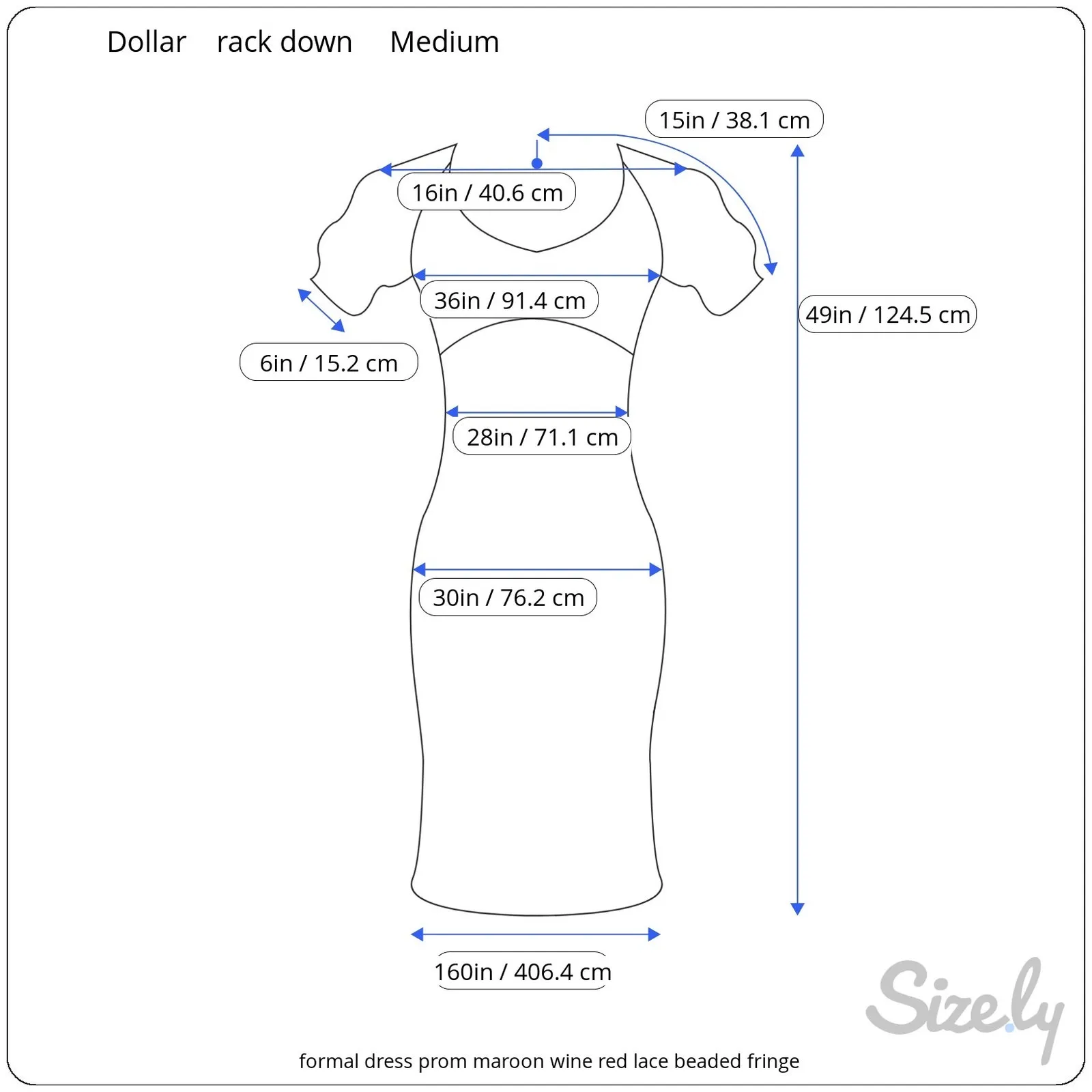 formal dress prom maroon wine red lace beaded fringe Size M - Image 14