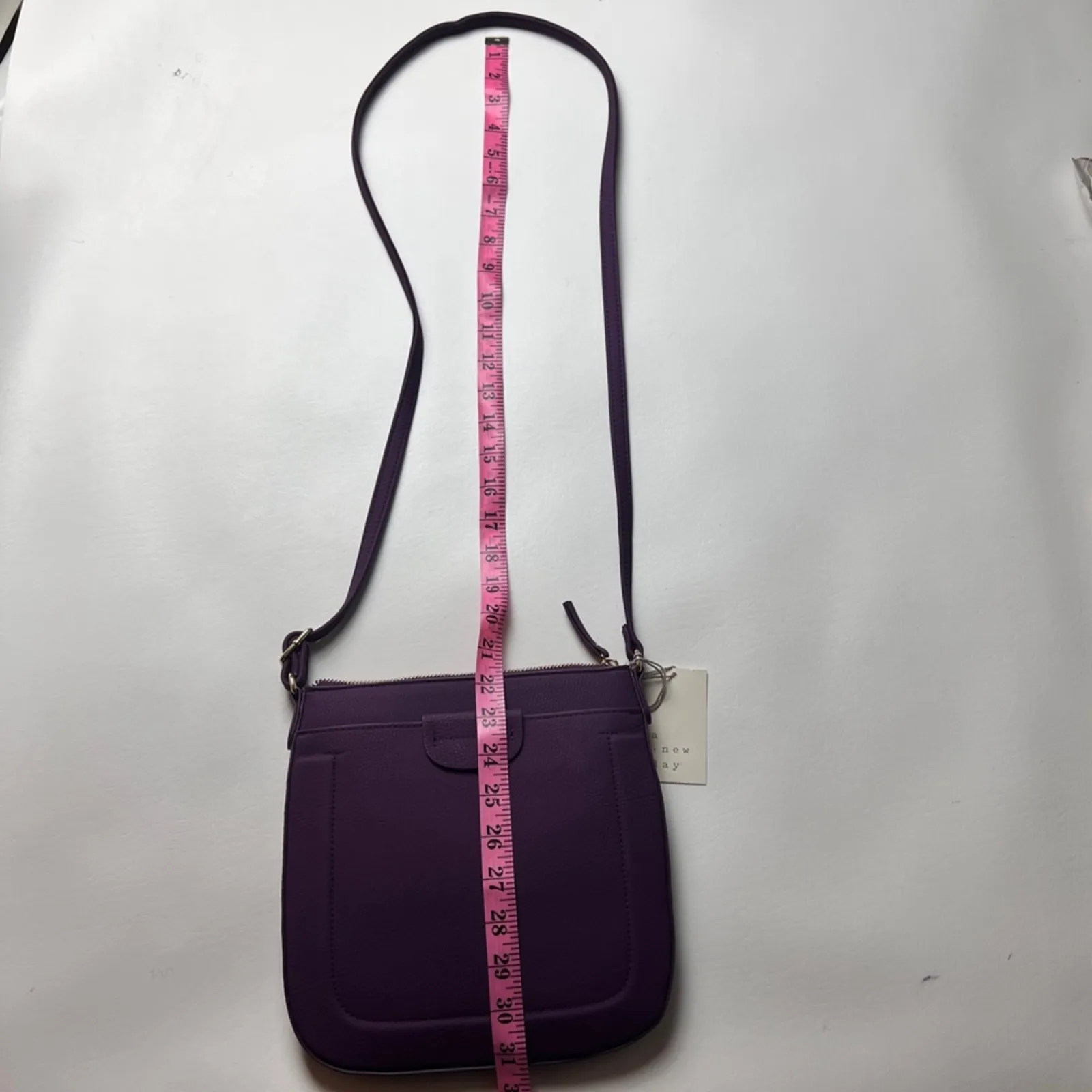 A New Day Women’s Purple Multi- part Sling Bag NWT - Image 12