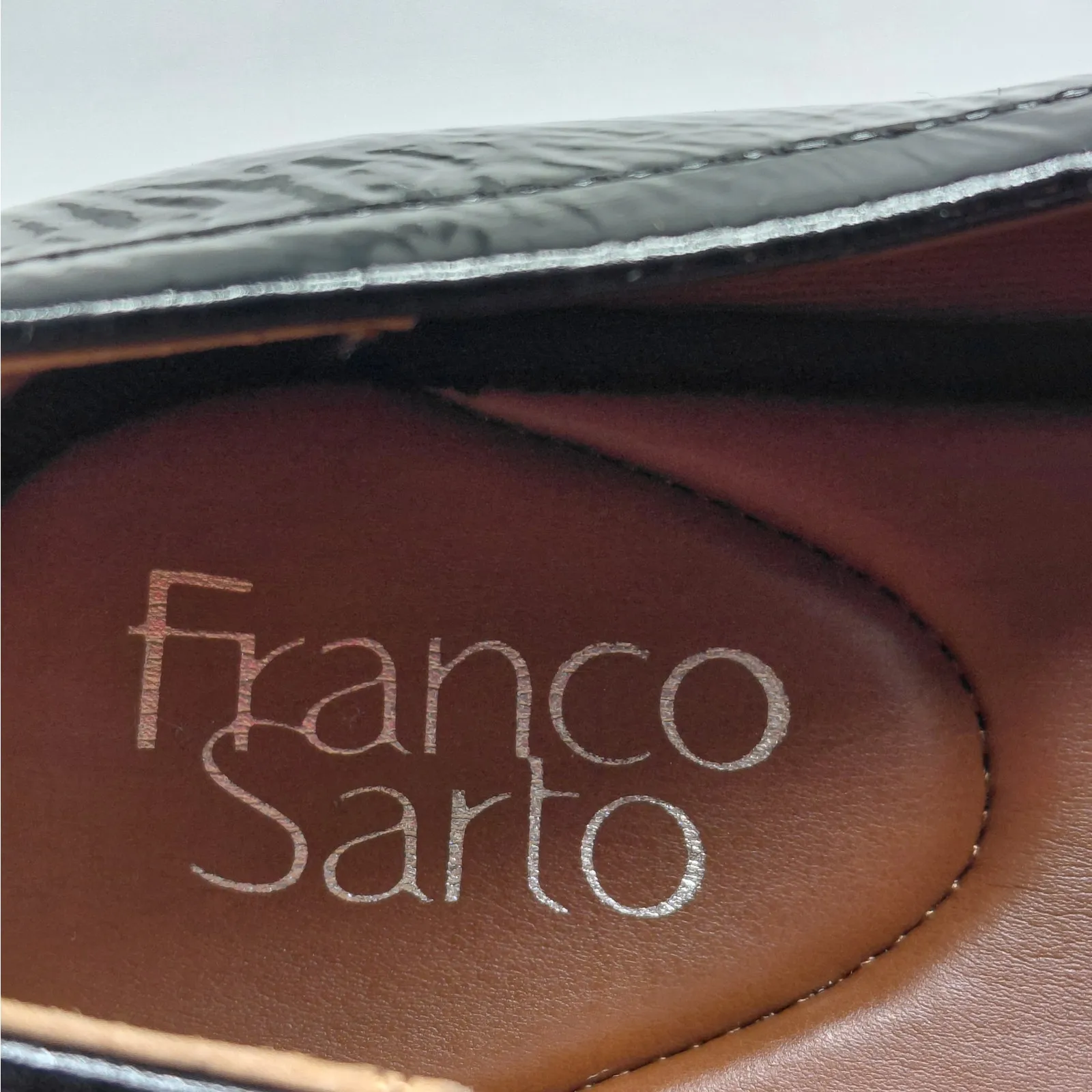 Franco Sarto Women's Balin Platform Penny Loafer 9.5M Black Office Casual Shoes - Image 9