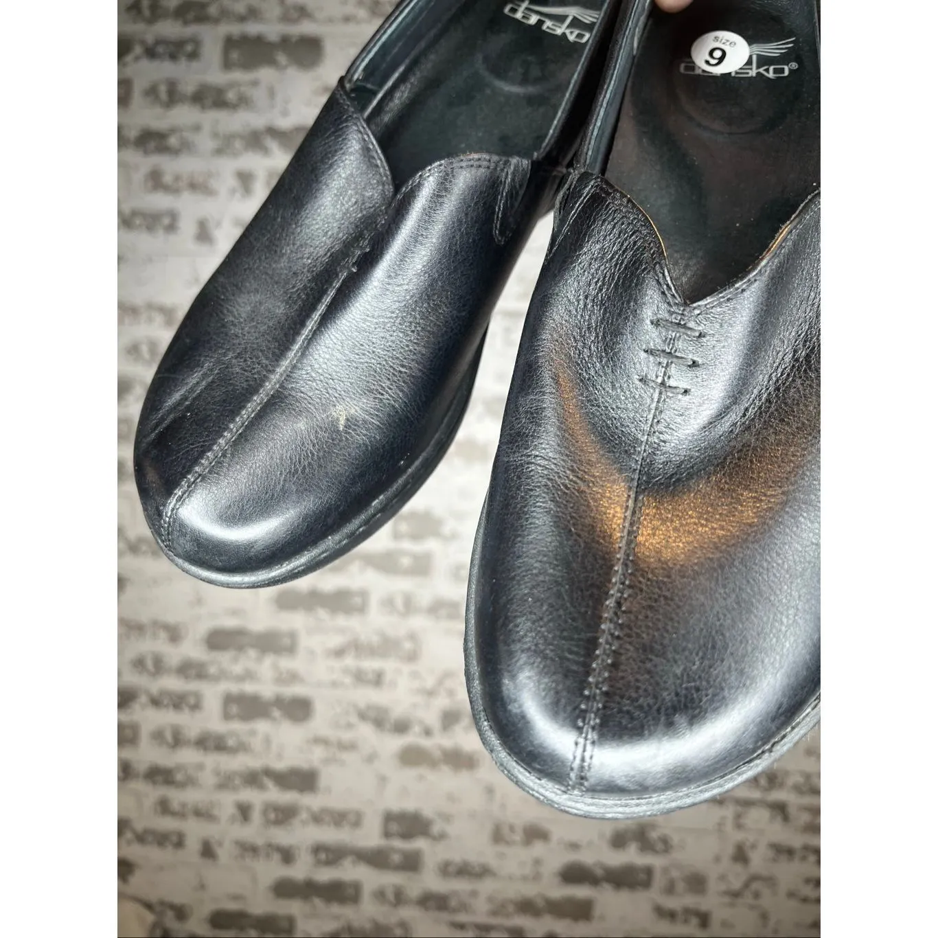 Dansko | women black leather clogs - Image 8
