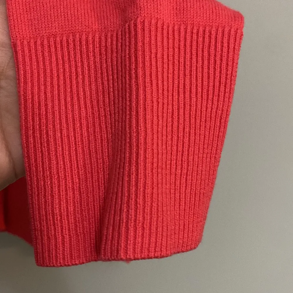 Croft & Barrow womens pink open front cardigan sweater size. L - Image 4