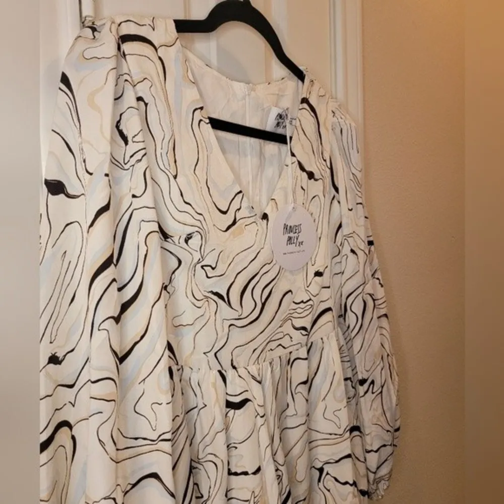 PRINCESS POLLY White marbel long sleeve Kaiden jumper - Image 6