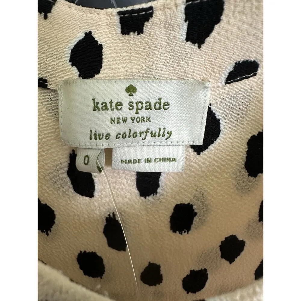 Kate Spade Leopard Dot Romper Size 0 - Image 5