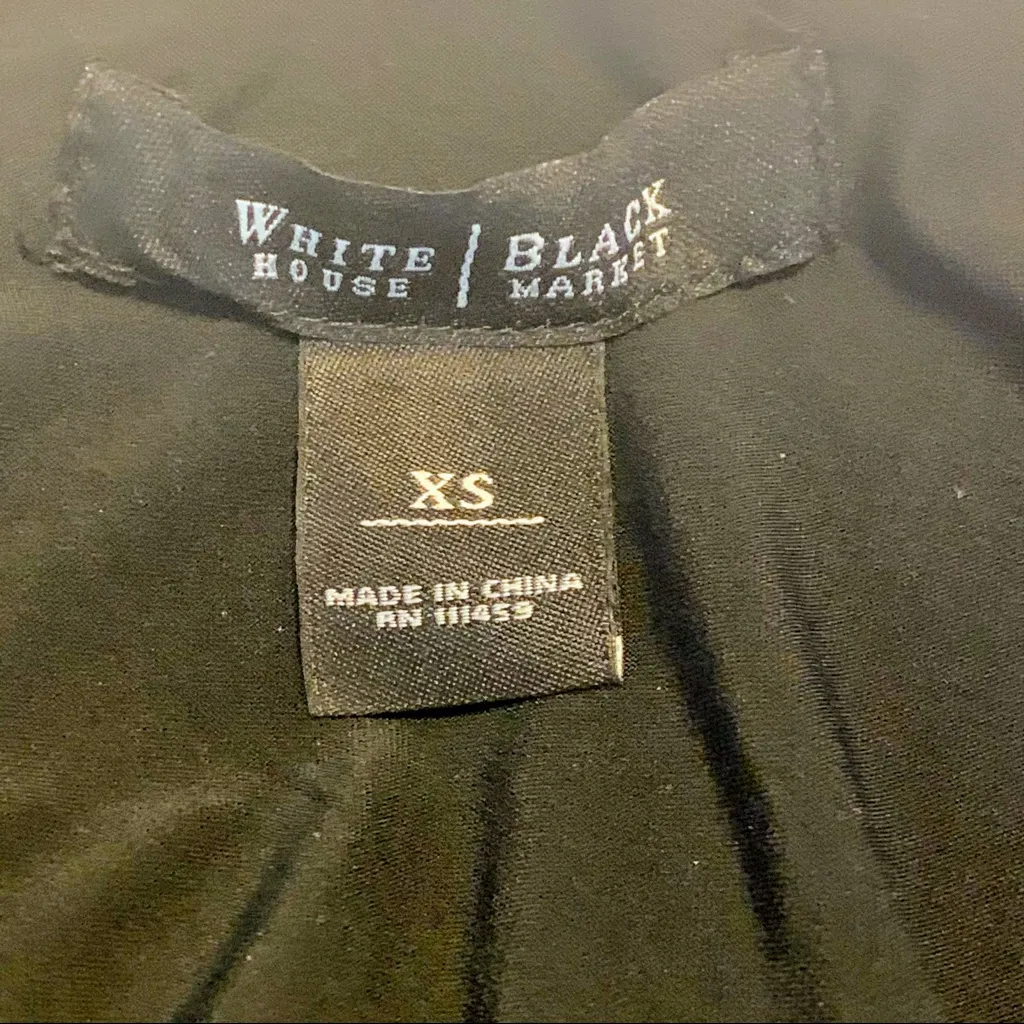 White House Black Market Sequin Dress Silver and Grey XS - Image 9