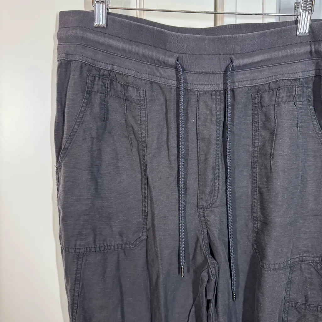 Anthropologie The Nomad High Rise Joggers Pants Black Size XL Gorpcore earthy - Image 3