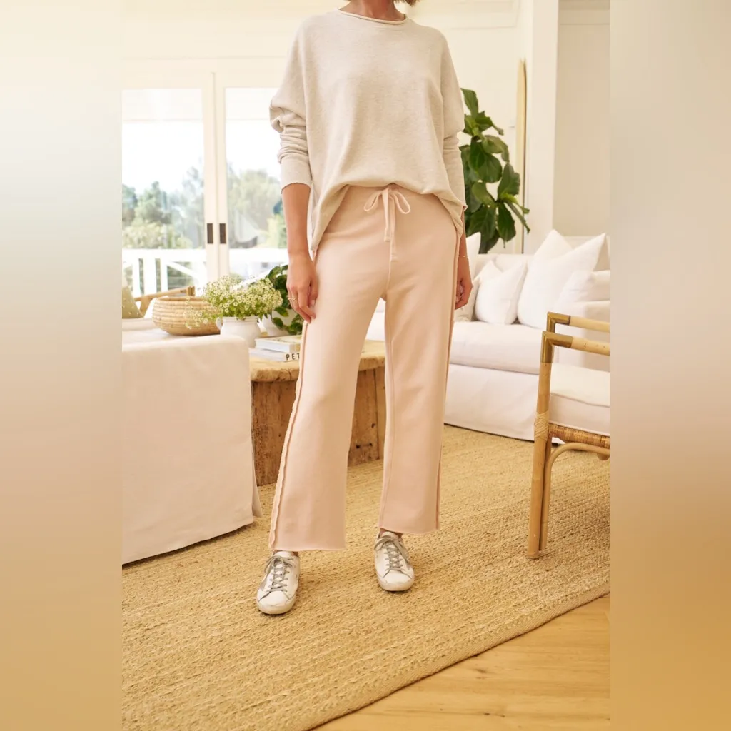 Frank & Eileen Bella Full Sweat-pant in Vintage Rose‎ No Drawstring Size Medium - Image 2