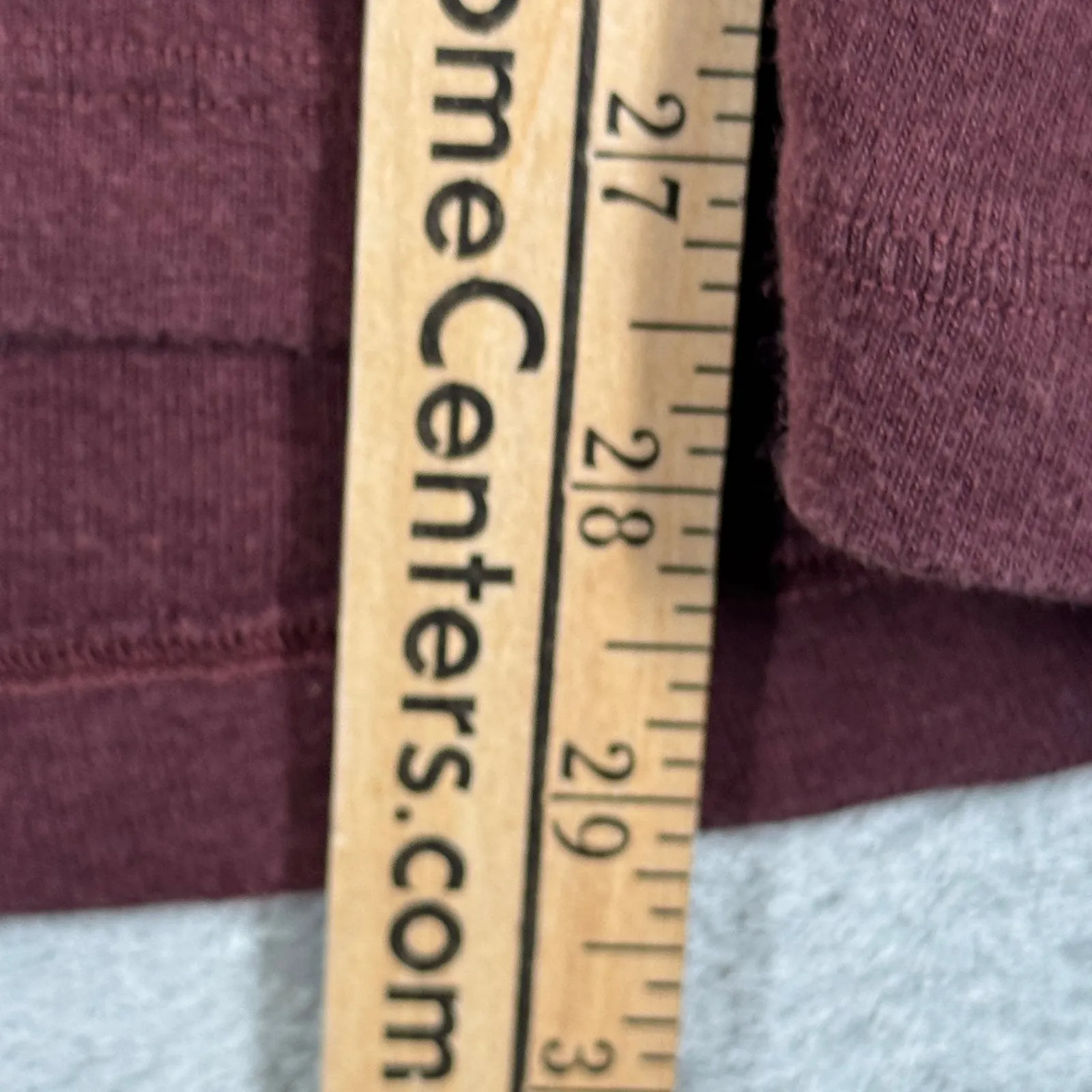 Bryn Walker‎ Top Womens Burgundy Knit Scoop Neck Long Sleeve Minimalist Artsy XL - Image 10