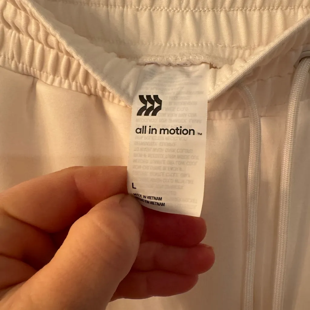 All in Motion Cream Wide-Leg Pants - Image 4