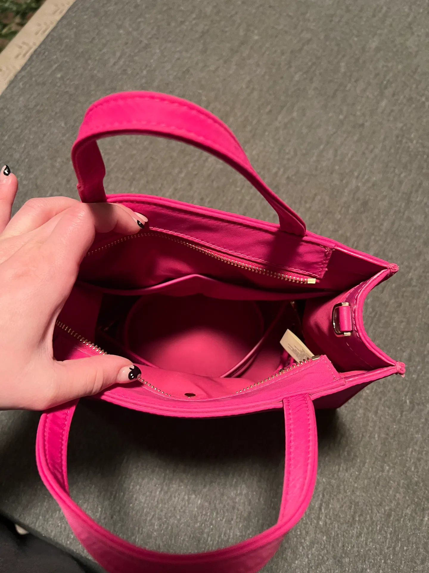 Mini Pink Handbag - Image 7