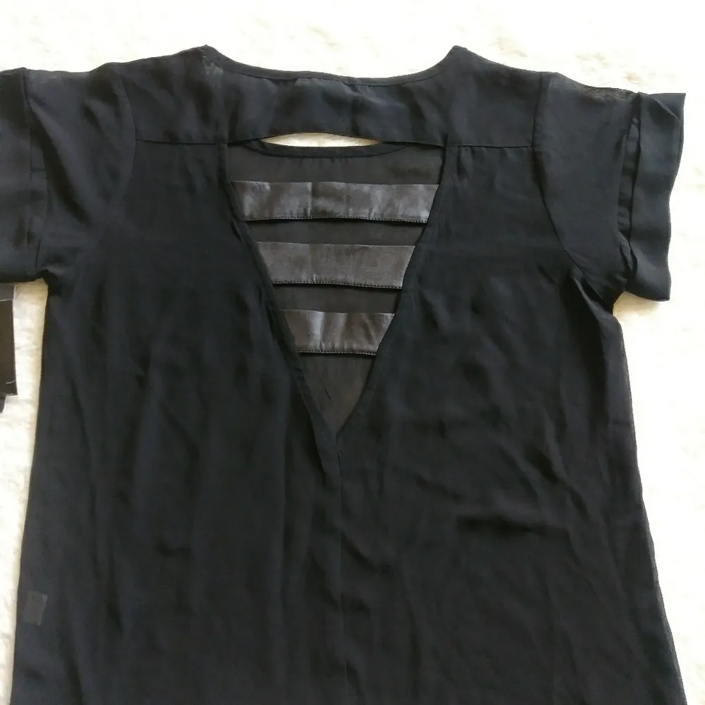 Sheer Black Top - Image 3