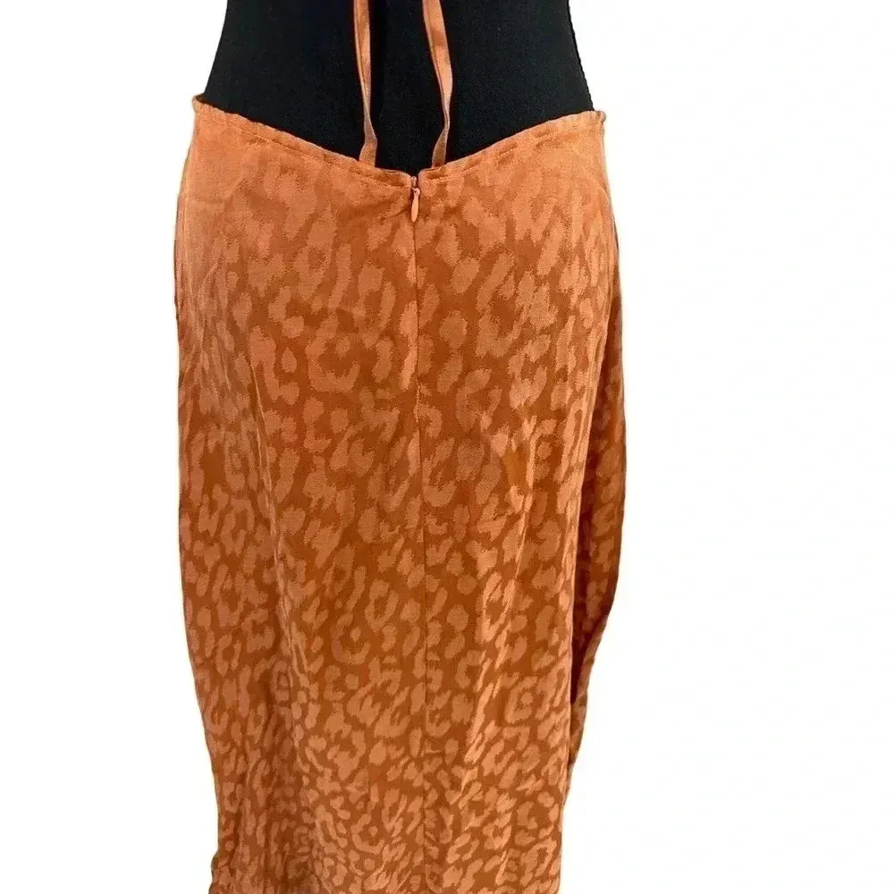 RUMER Kenya ring maxi dress NWT Orange - Image 3