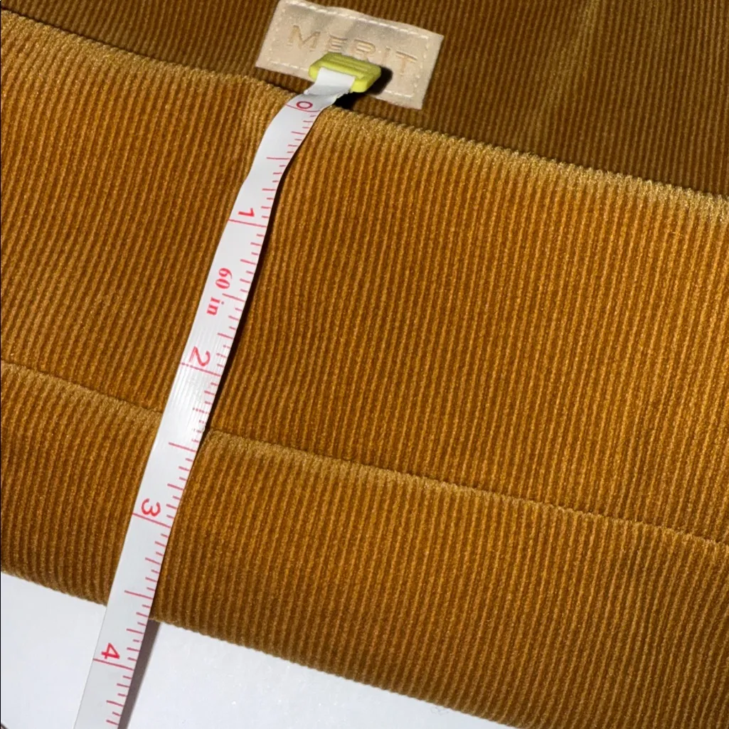 Merit Corduroy Signature Beauty Bag Brown - Image 7