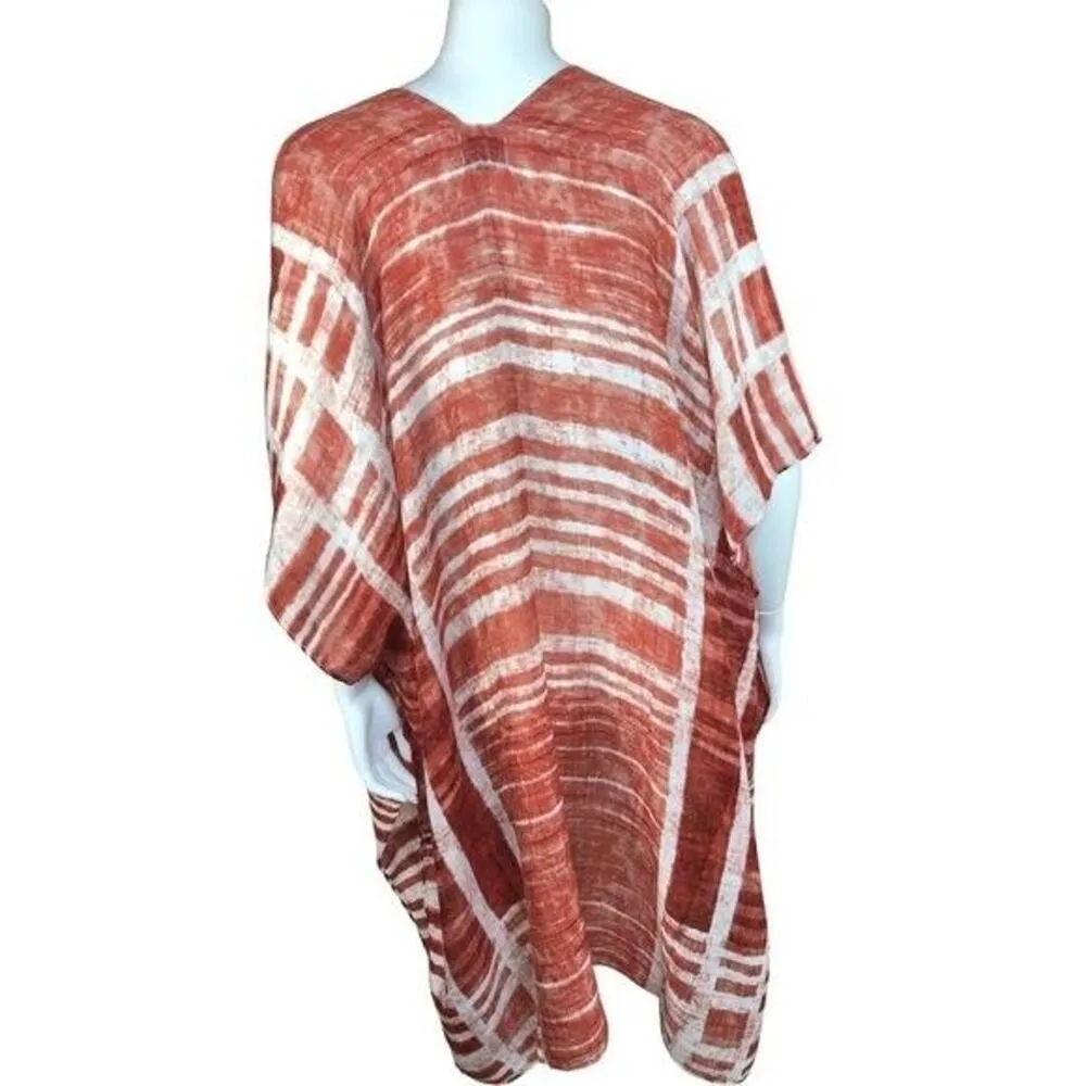 Save the Ocean Sustainable Striped Animal Print Kimono One - Image 8