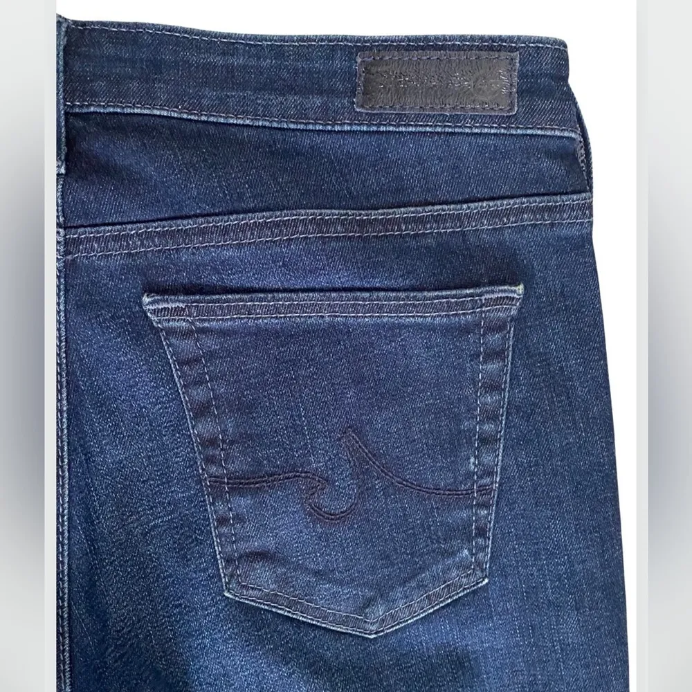ADRIANO GOLDSCHMIED The Stilt Roll-Up Cigarette Blue Denim Jeans 27 R 27R AG - Image 7