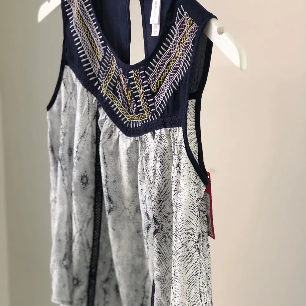 Juniors Boho Tank Top XS - Image 4