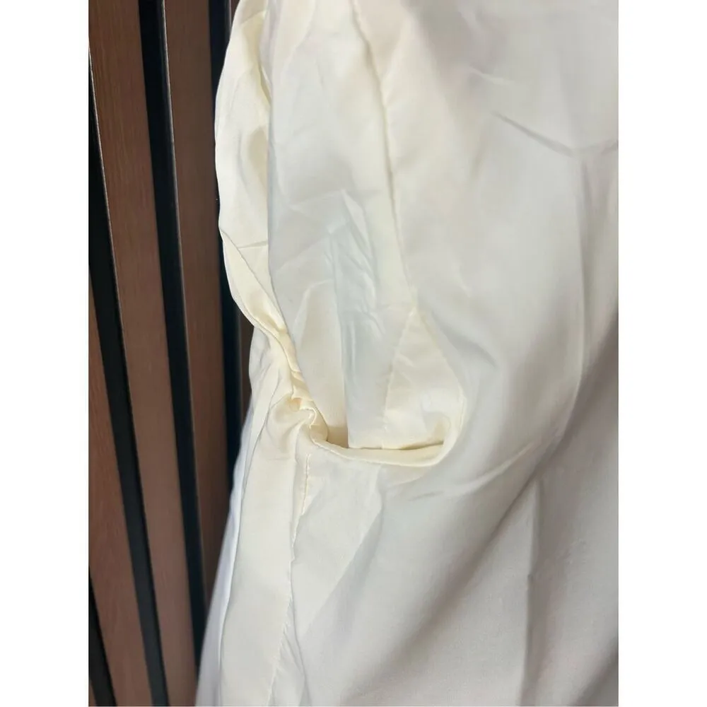 Armani exchange white blazer long sleeve long blazer size 10 - Image 8