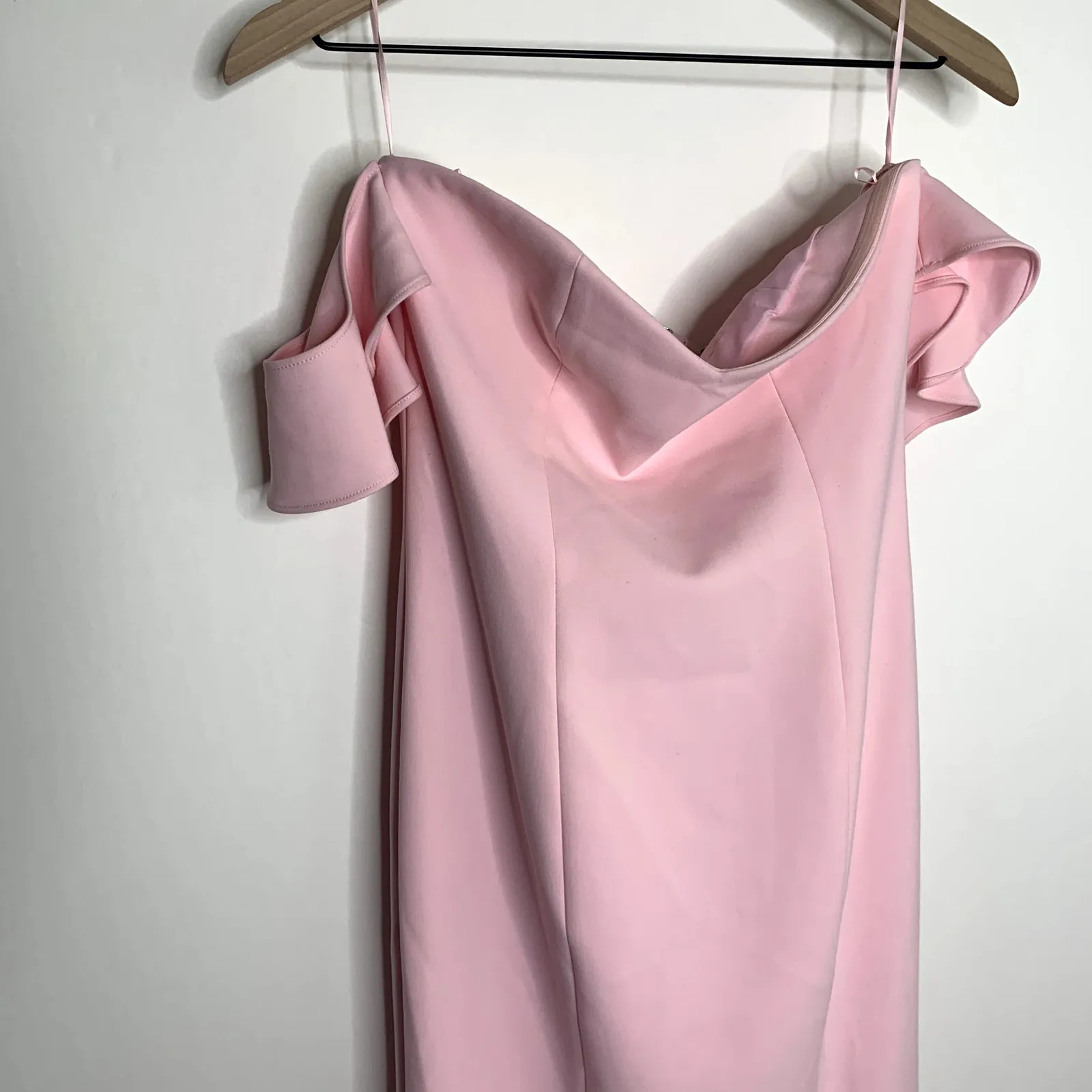 Revolve Likely Sunset Off-the-shoulder Petal Pink Dress Womens New Size 6 - Image 5