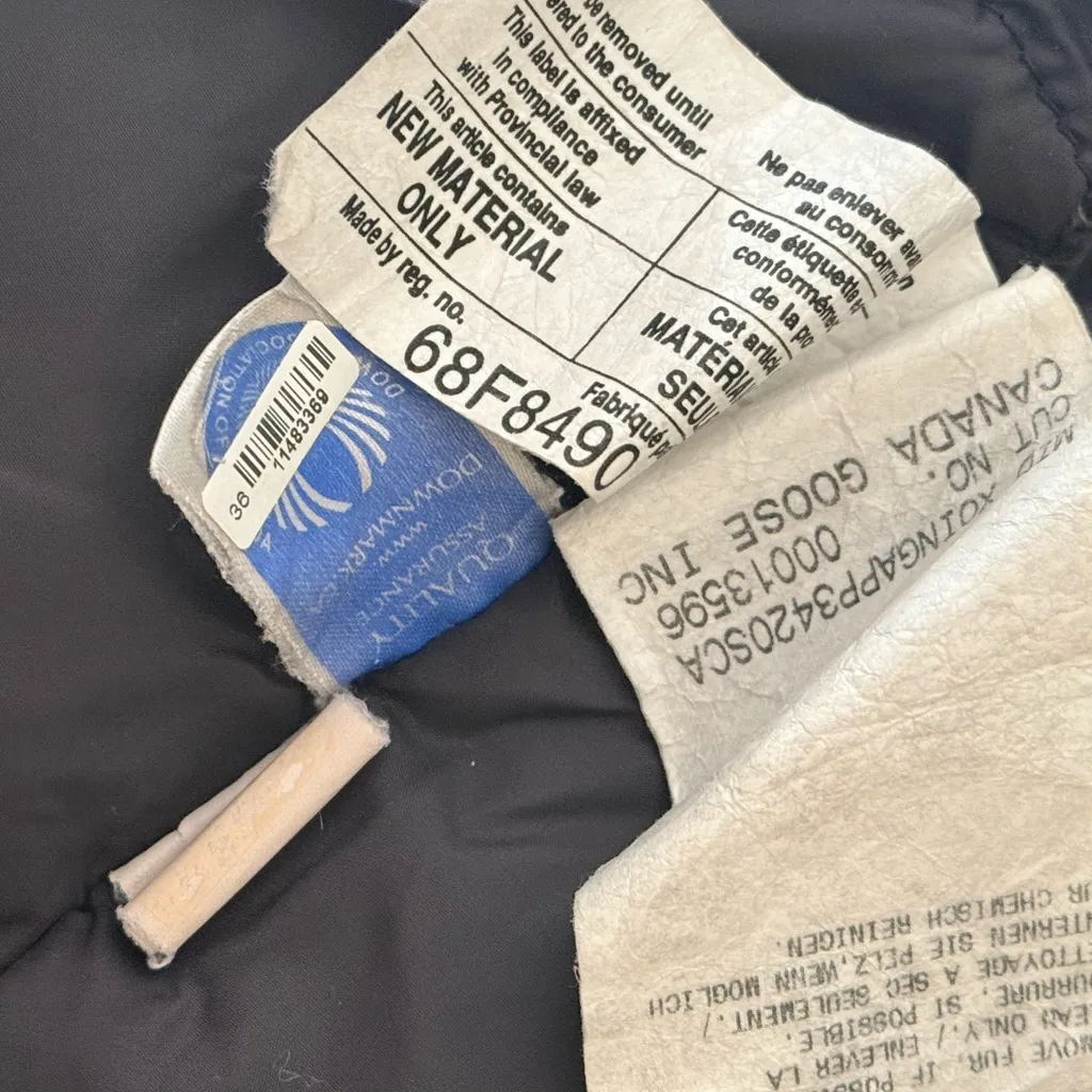 Canada Goose Women’s Arctic Tech Leslie Black Performance Jacket Parka Puffer S - Image 15